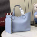 Gucci Totissima large reversible tote bag ‎839112 Blue leather