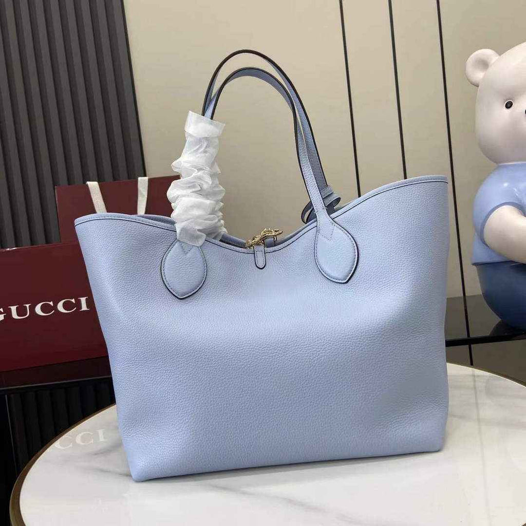 Gucci Totissima large reversible tote bag ‎839112 Blue leather