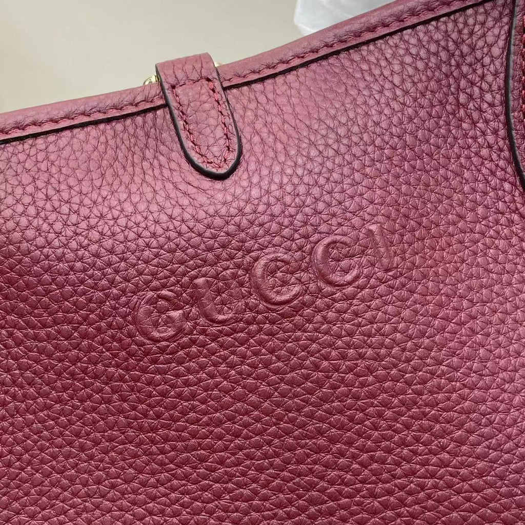 Gucci Totissima large reversible tote bag ‎839112 Rosso Ancora red leather