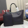 Gucci Totissima large reversible tote bag ‎839112 black leather