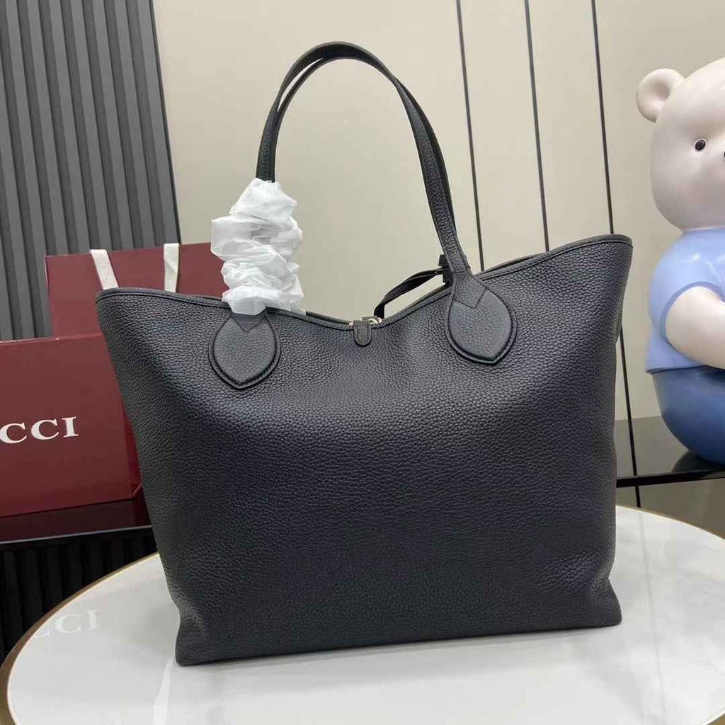 Gucci Totissima large reversible tote bag ‎839112 black leather