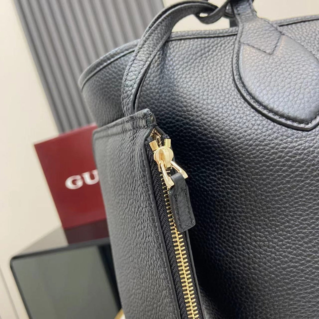 Gucci Totissima large reversible tote bag ‎839112 black leather