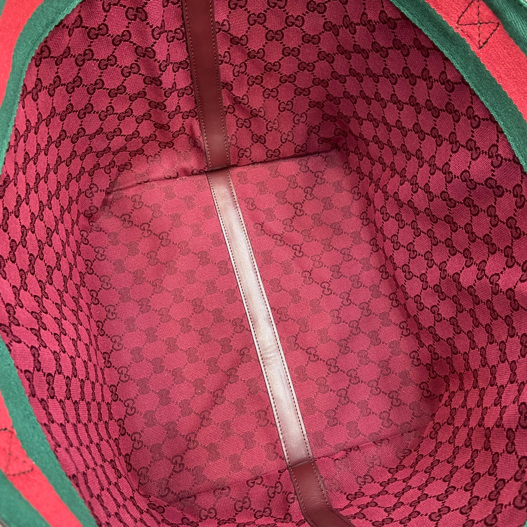 Gucci Totissima medium tote bag 788203 in red GG canvas