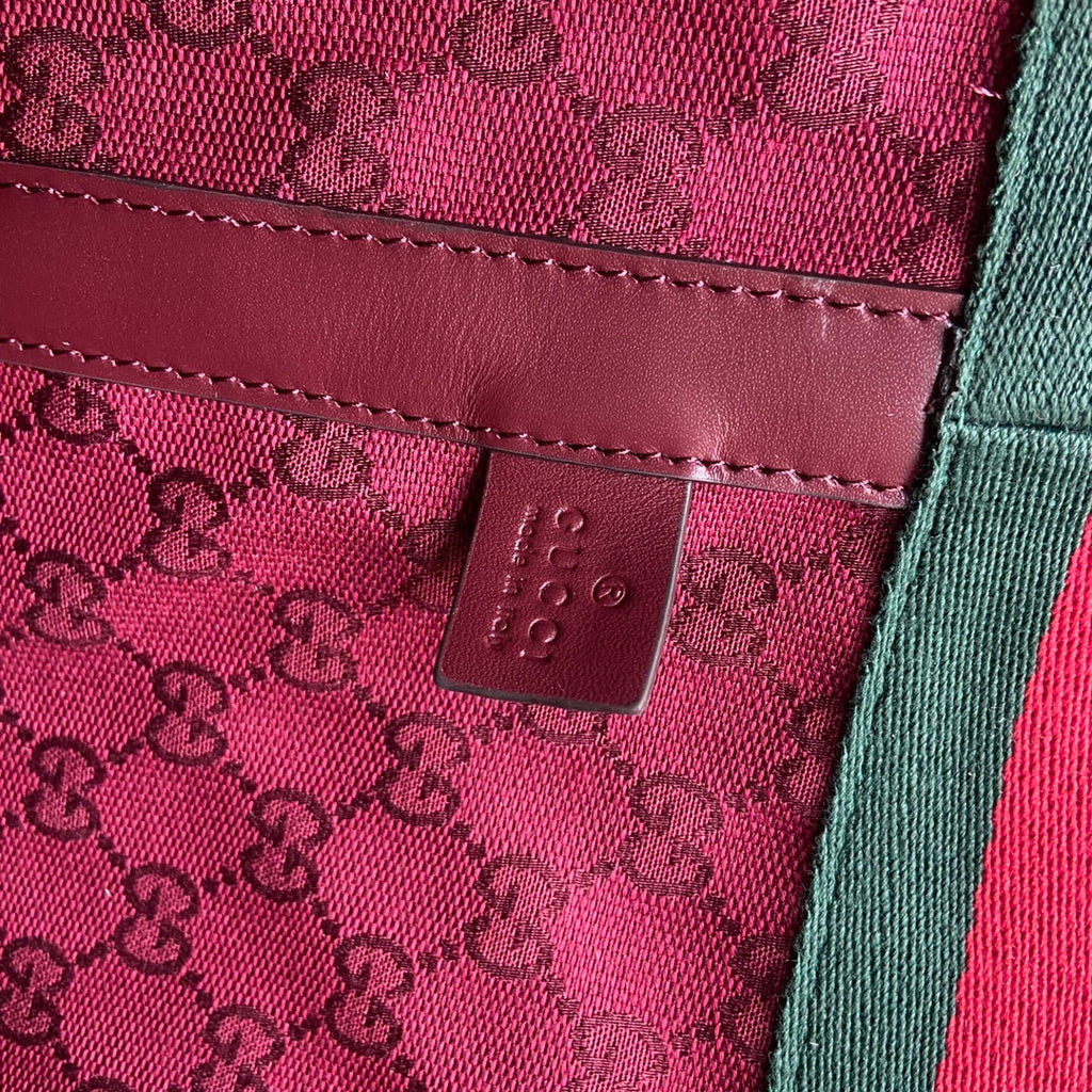 Gucci Totissima medium tote bag 788203 in red GG canvas