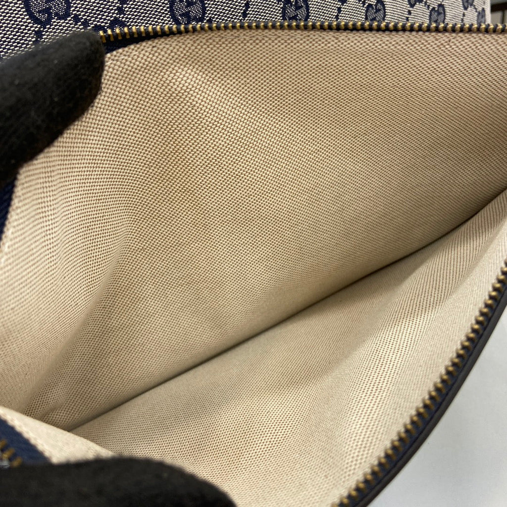 Gucci Totissima medium tote bag 788203 in blue GG canvas