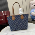 Gucci Totissima small reversible tote, 820496 in dark blue denim