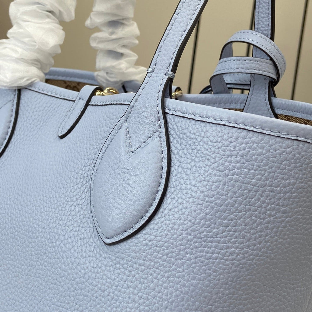 Gucci Totissima small reversible tote bag in blue leather ‎839124