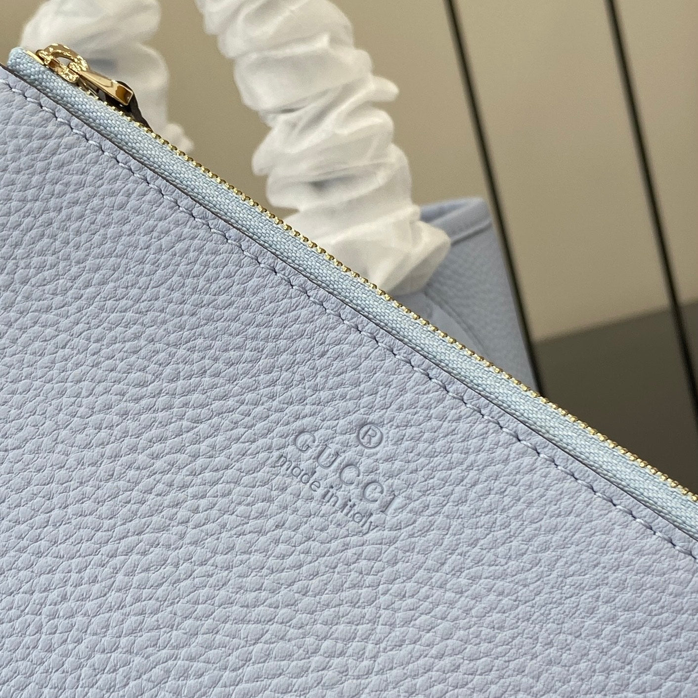 Gucci Totissima small reversible tote bag in blue leather ‎839124
