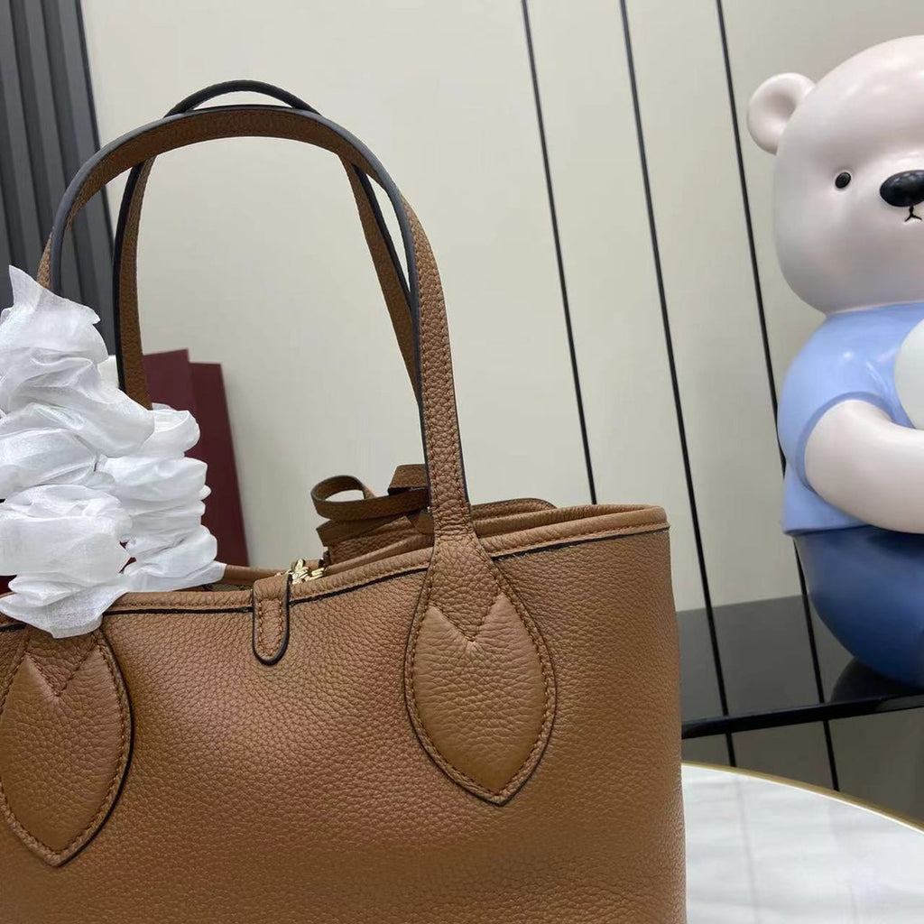 Gucci Totissima small reversible tote bag in brown leather ‎839124