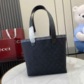 Gucci Totissima small tote bag 788211 in black GG canvas