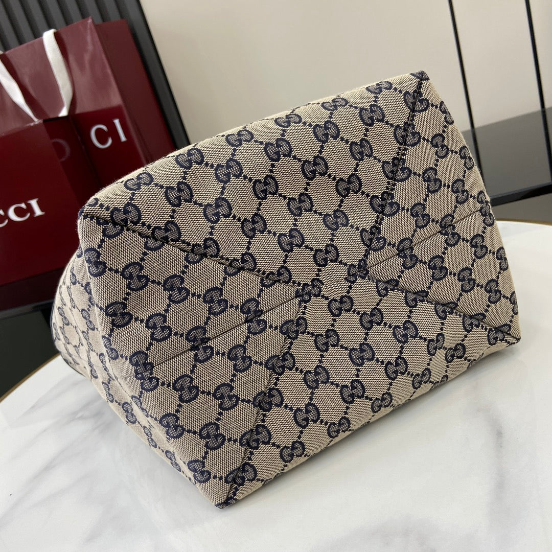 Gucci Totissima small tote bag 788211 in blue GG canvas