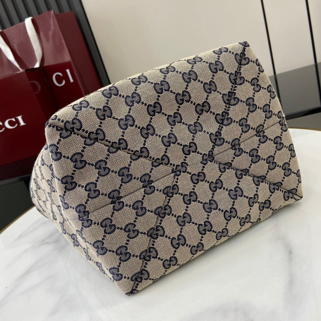 Gucci Totissima small tote bag 788211 in blue GG canvas