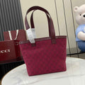 Gucci Totissima small tote bag 788211 in red GG canvas