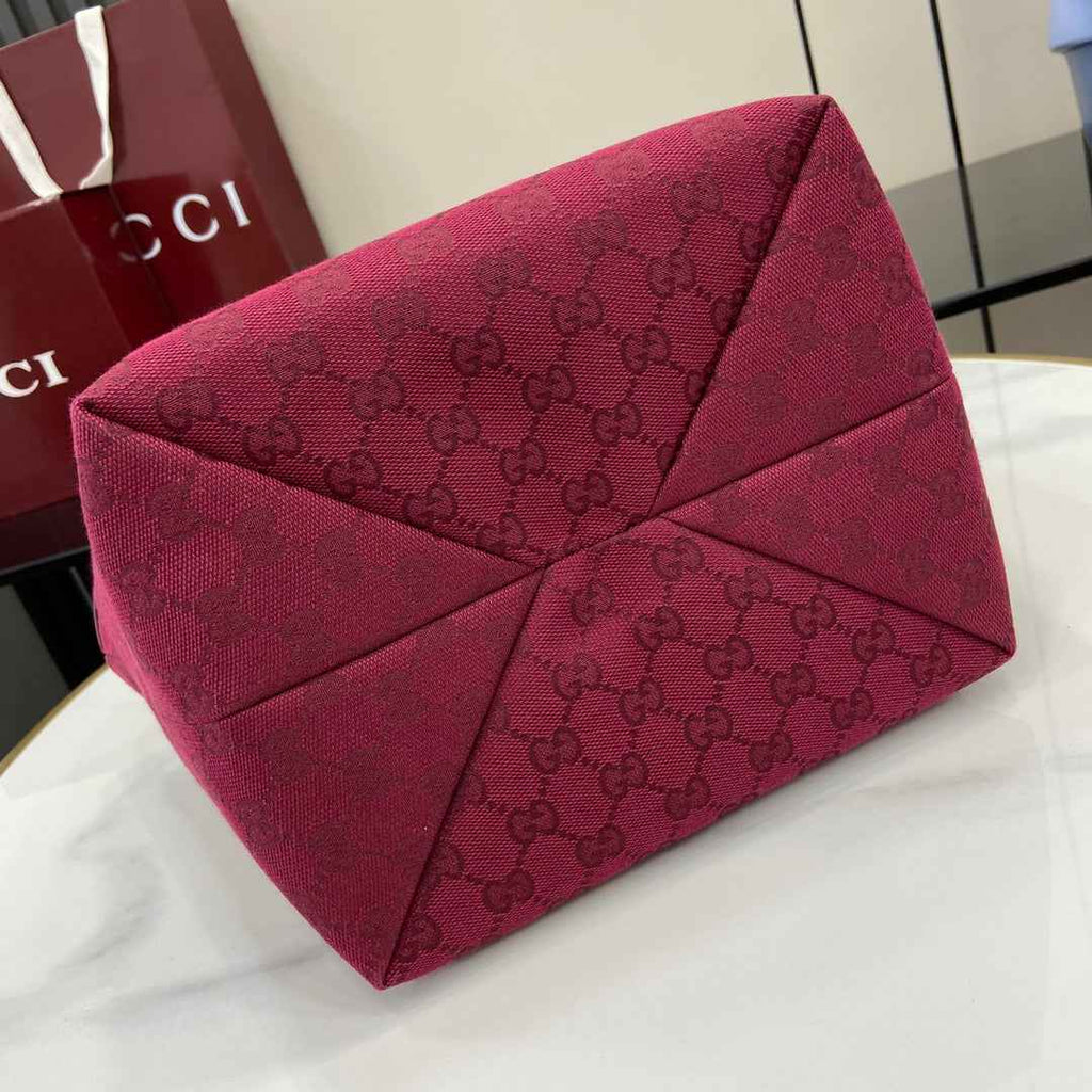 Gucci Totissima small tote bag 788211 in red GG canvas