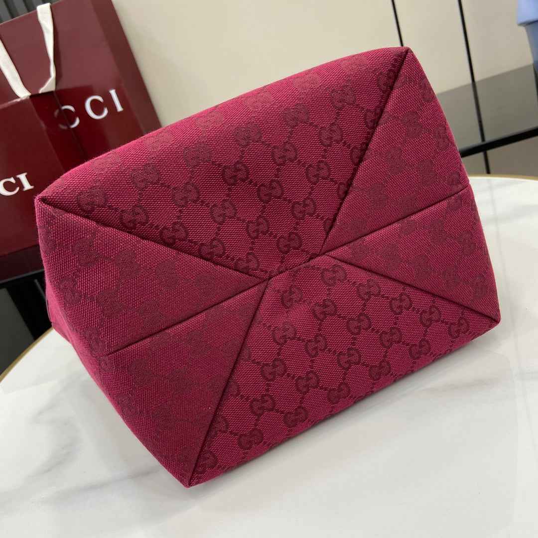 Gucci Totissima small tote bag 788211 in red GG canvas