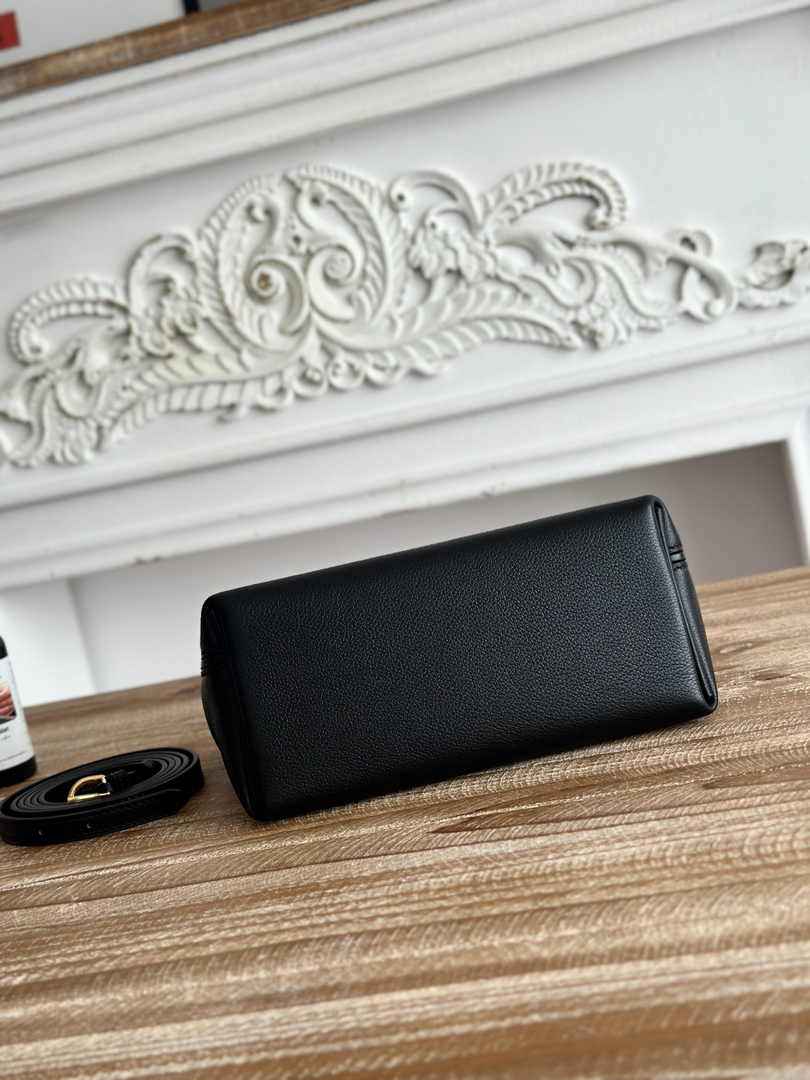 Hermès 24/24 Mini Bag Evercolor Swift Leather Black Gold