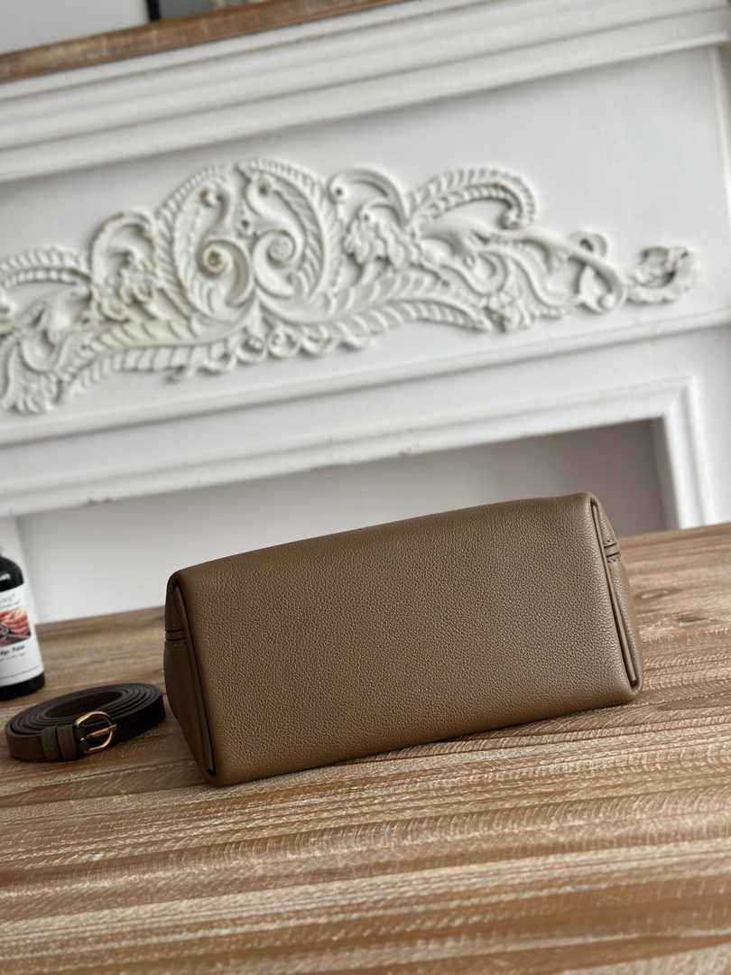 Hermès 24/24 Mini Bag Evercolor Swift Dark Gray Leather Gold