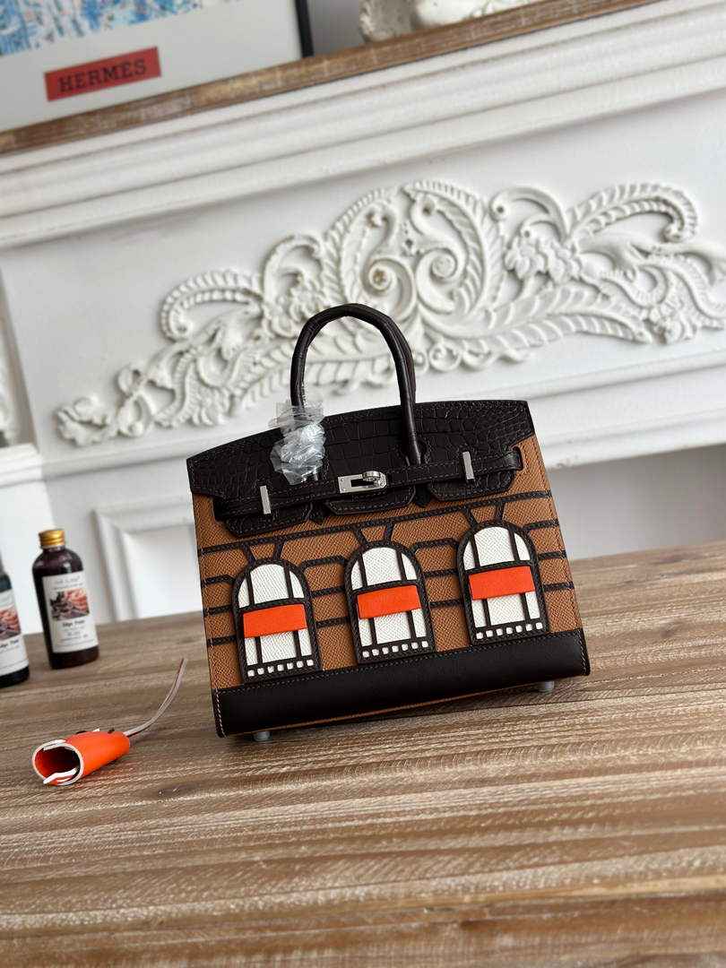 Hermes Birkin 20 Bag Leather Top Quality 2025600