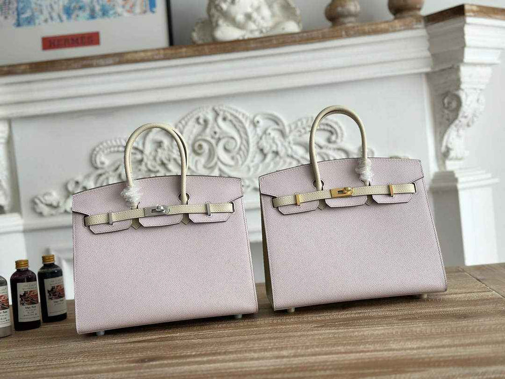 Hermès Birkin 25 Bag Pink Purple Epsom Leather