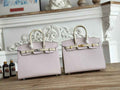 Hermès Birkin 25 Bag Pink Purple Epsom Leather