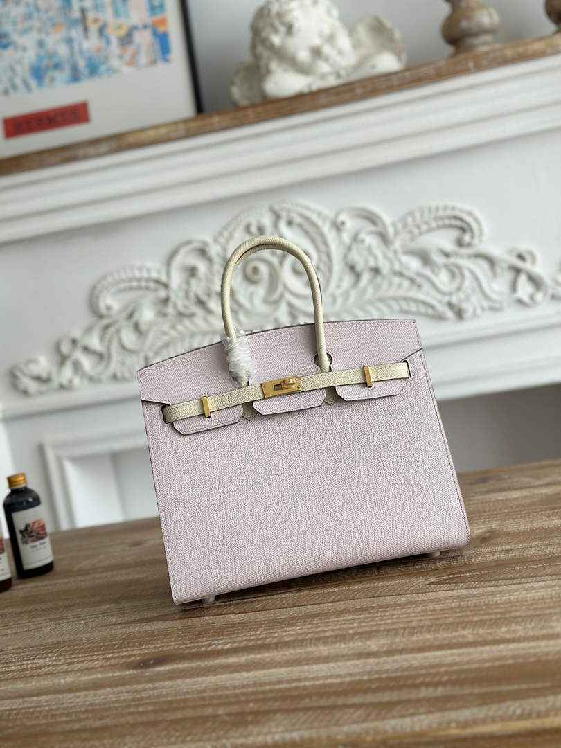Hermès Birkin 25 Bag Pink Purple Epsom Leather