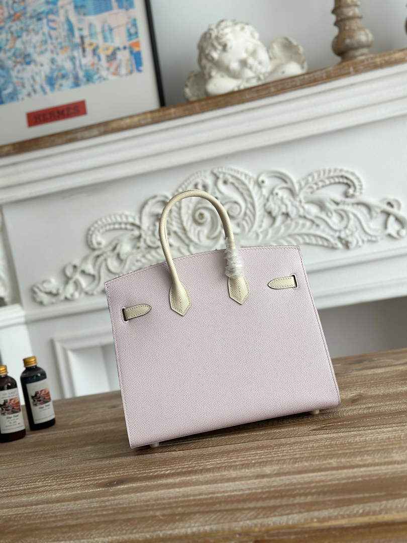 Hermès Birkin 25 Bag Pink Purple Epsom Leather