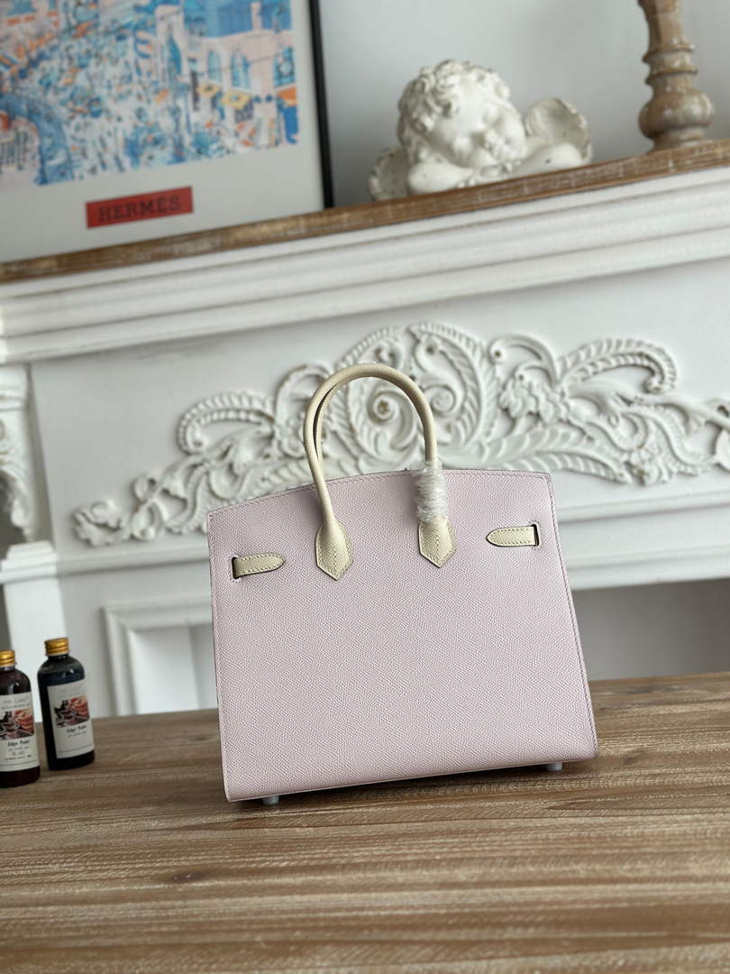 Hermès Birkin 25 Bag Pink Purple Epsom Leather