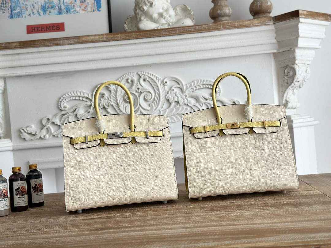 Hermès Birkin 25 Bag Beige Yellow Epsom Leather