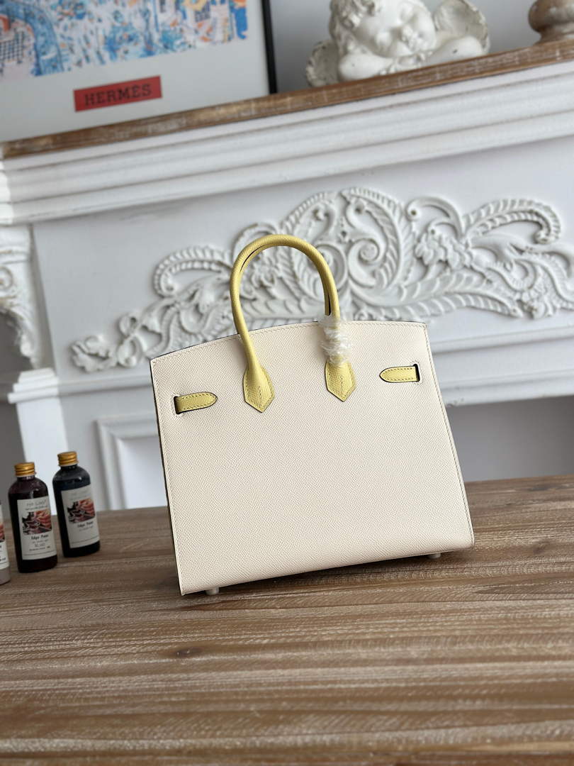 Hermès Birkin 25 Bag Beige Yellow Epsom Leather