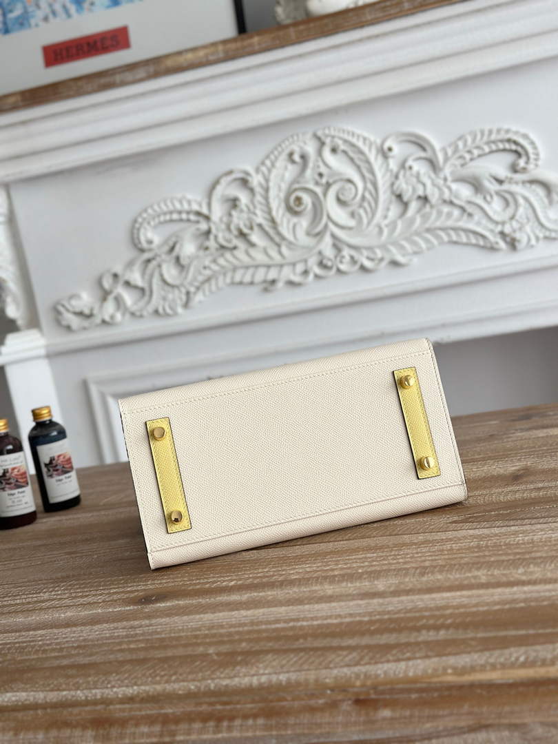 Hermès Birkin 25 Bag Beige Yellow Epsom Leather