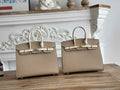 Hermès Birkin 25 Bag Gray Epsom Leather