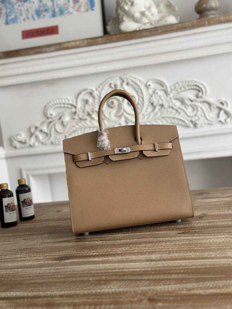 Hermès Birkin 25 Bag Apricot Epsom Leather H625641