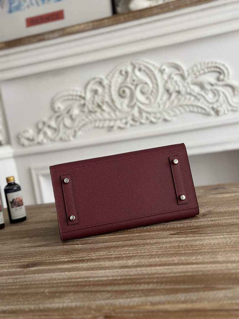 Hermès Birkin 25 Bag Wine Red Epsom Leather H625642