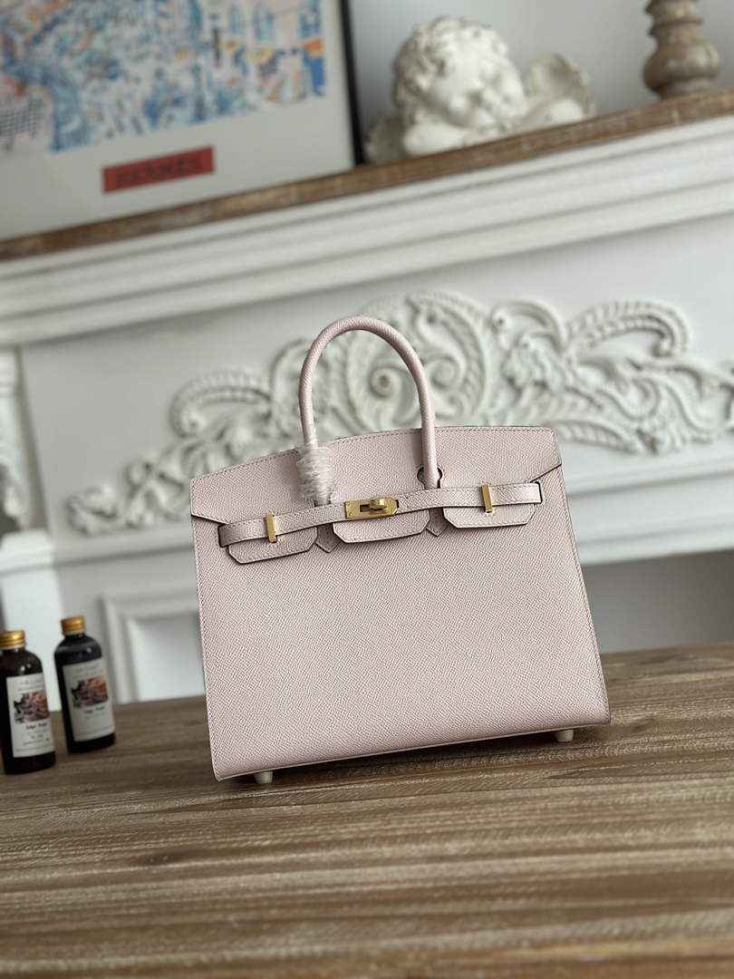 Hermès Birkin 25 Bag Pink Purple Epsom Leather H625643