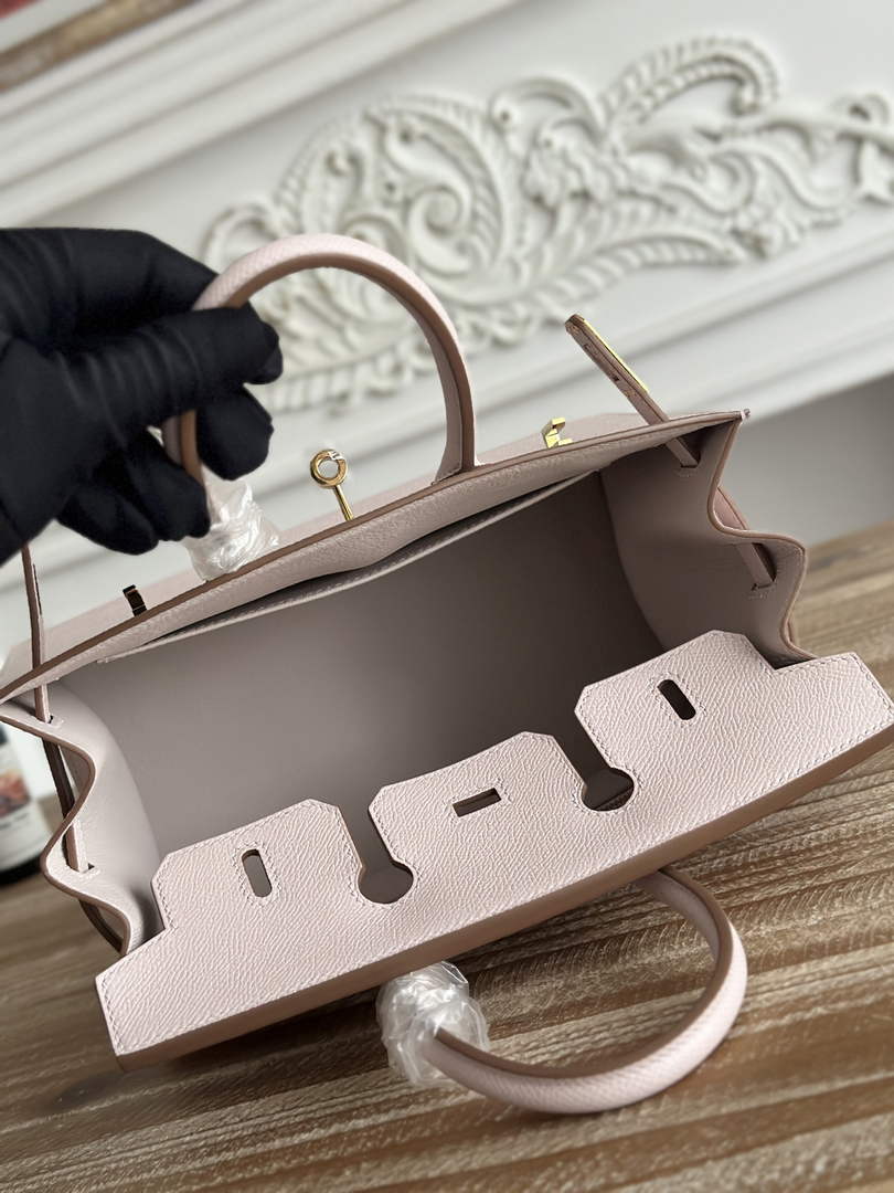 Hermès Birkin 25 Bag Pink Purple Epsom Leather H625643