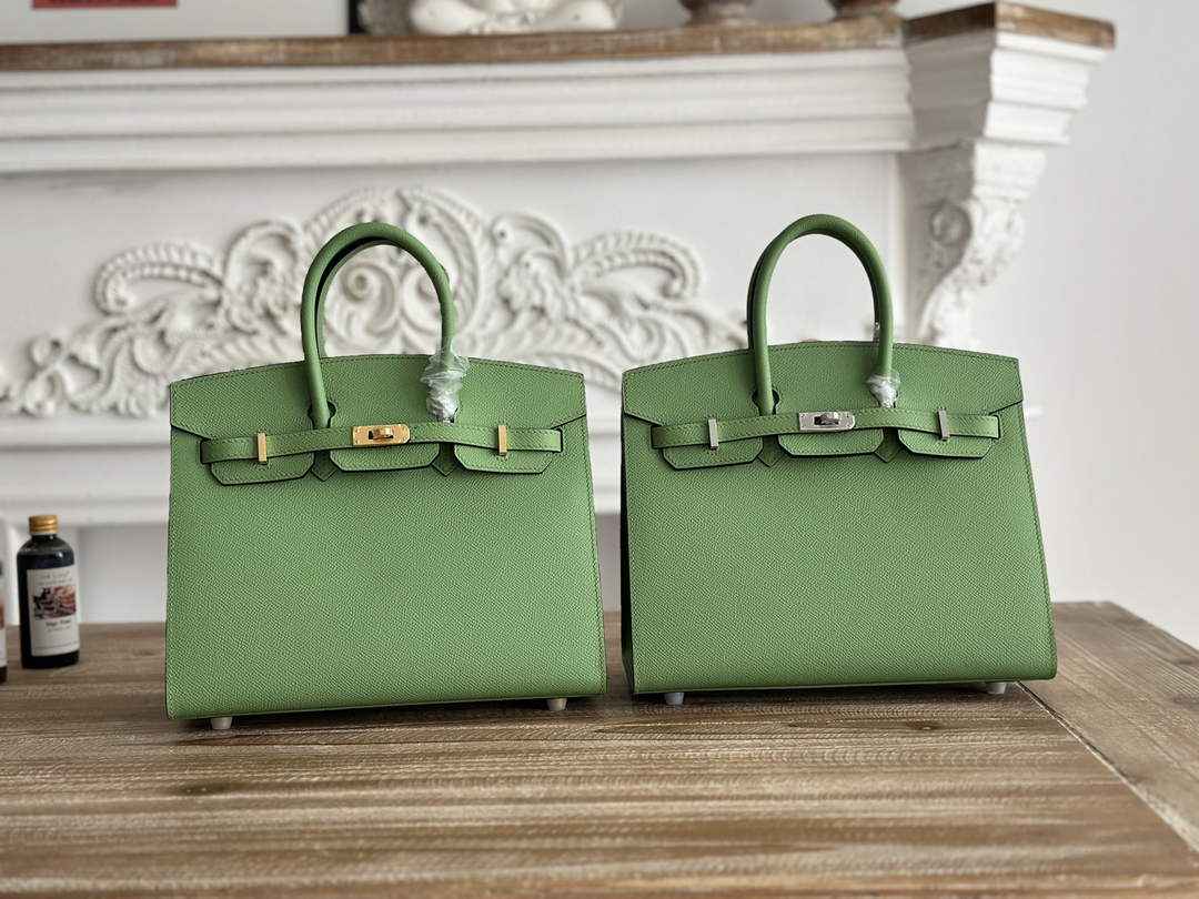 Hermès Birkin 25 Bag Green Epsom Leather H625646