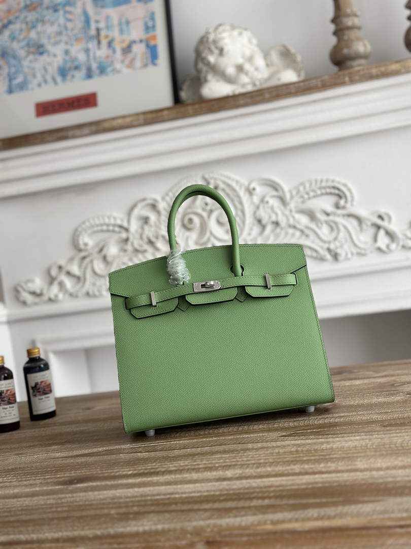 Hermès Birkin 25 Bag Green Epsom Leather H625646