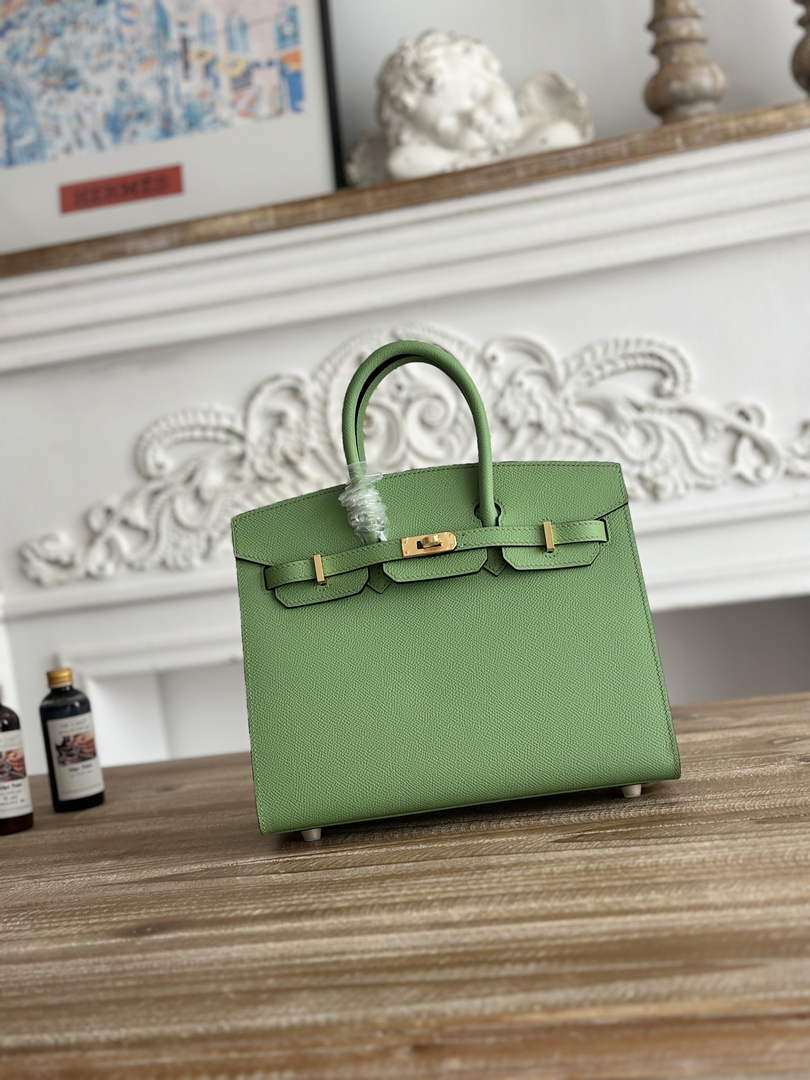 Hermès Birkin 25 Bag Green Epsom Leather H625646
