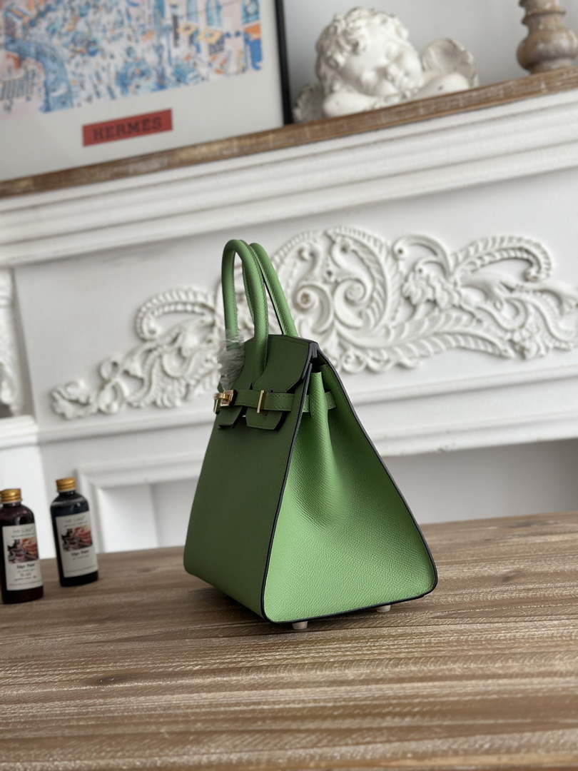 Hermès Birkin 25 Bag Green Epsom Leather H625646