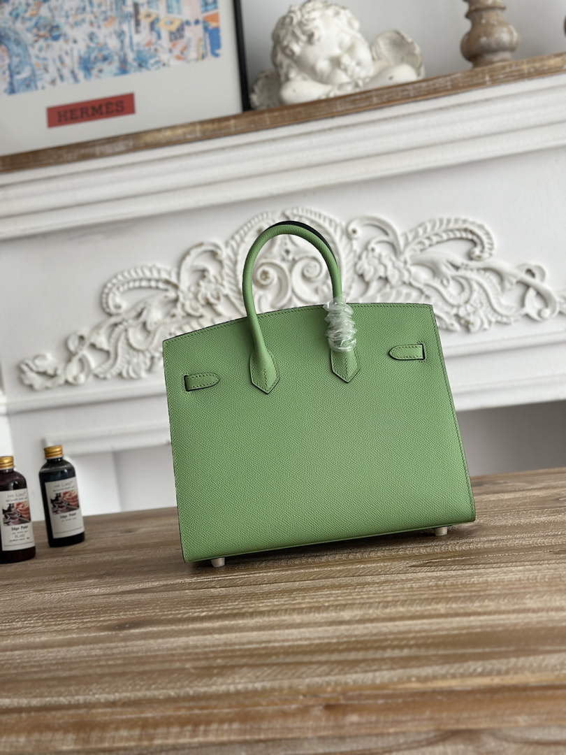 Hermès Birkin 25 Bag Green Epsom Leather H625646