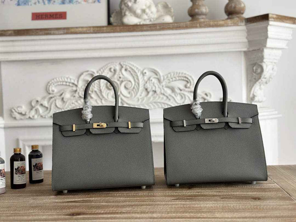 Hermès Birkin 25 Bag Dark Gray Epsom Leather H625648