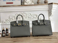 Hermès Birkin 25 Bag Dark Gray Epsom Leather H625648