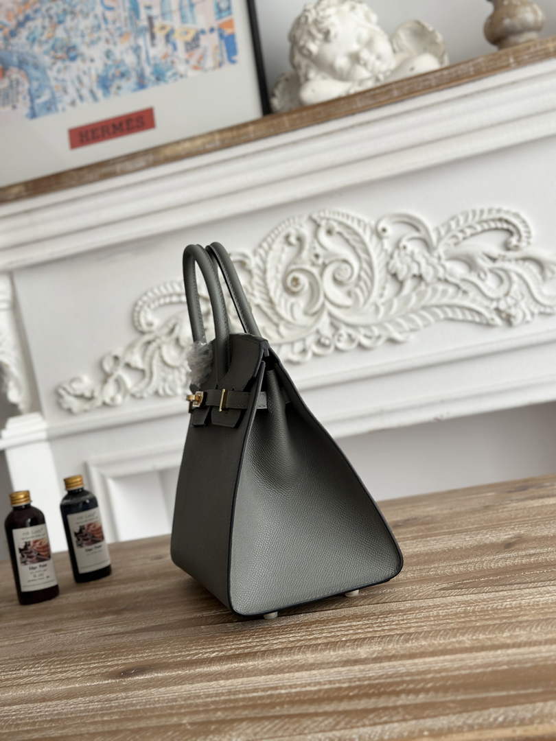 Hermès Birkin 25 Bag Dark Gray Epsom Leather H625648