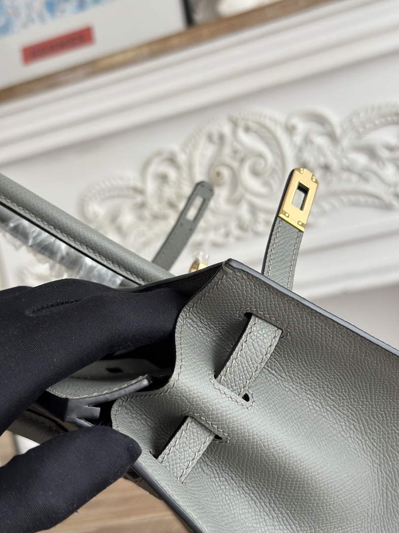 Hermès Birkin 25 Bag Dark Gray Epsom Leather H625648