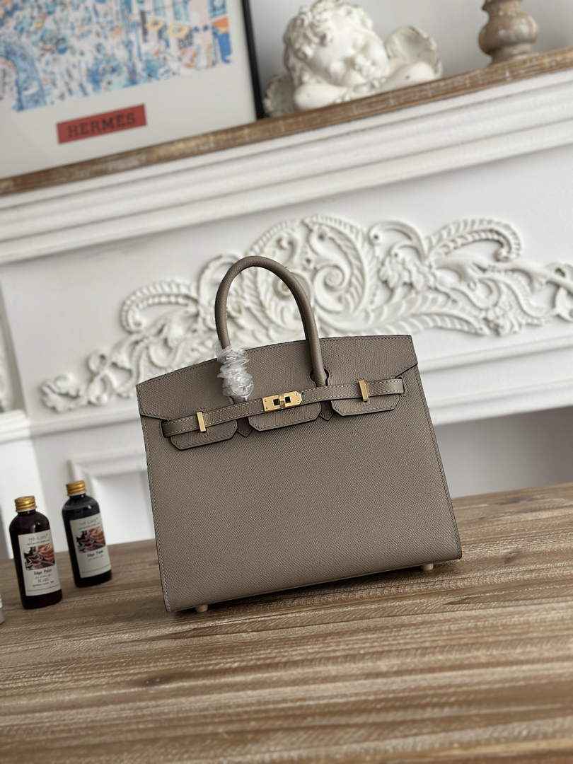Hermès Birkin 25 Bag Dark Gray Epsom Leather H625649