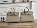 Hermès Birkin 25 Bag Light Gray Epsom Leather H625650
