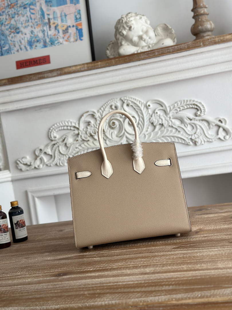 Hermès Birkin 25 Bag Gray Epsom Leather