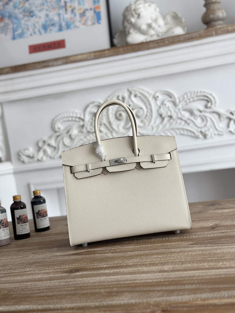 Hermès Birkin 25 Bag Beige Epsom Leather H625651