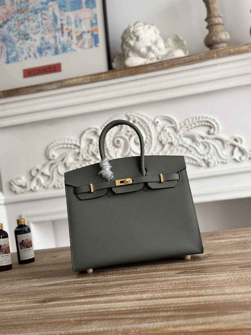 Hermès Birkin 25 Bag Dark Gray Epsom Leather H625652