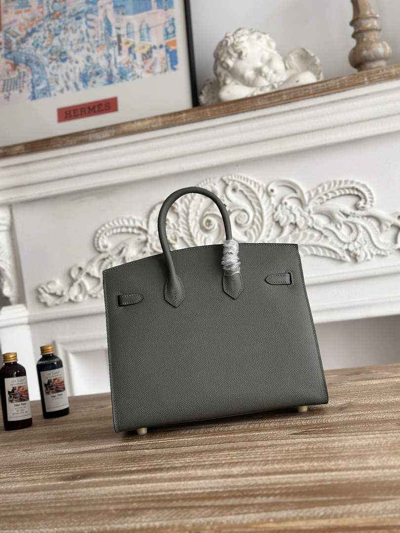 Hermès Birkin 25 Bag Dark Gray Epsom Leather H625652
